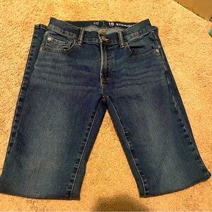 GAP Kids Slim Straight Jeans in Deep Blue